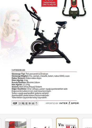 Ayarlanabilir Pedallı Siyah Egzersiz Bisikleti