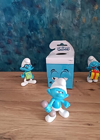 Şirinler hareketli figür Güçlü Kutulu