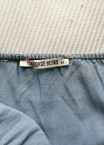 m Beden mavi Renk Denim elbise