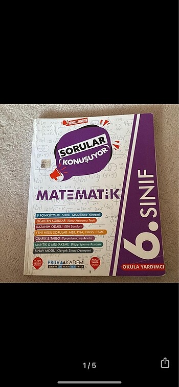 6. Sınıf matematik soru bankası pruva yayınları