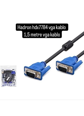  Beden Renk Hadron hdx7784 vga kablo 1,5 metre