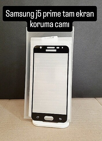 Samsung j5 prime tam ekran koruma camı