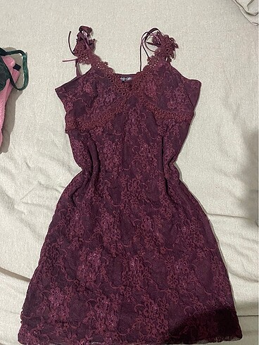 vintage askili elbise