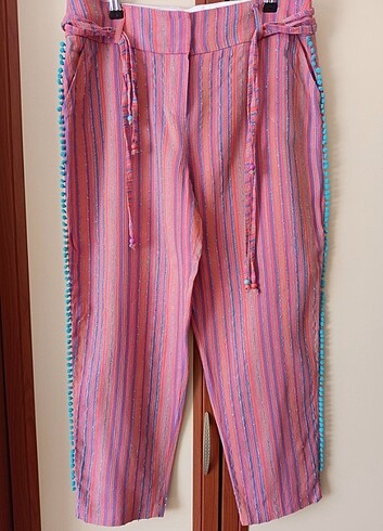 Bohem etnik desenli pantolon