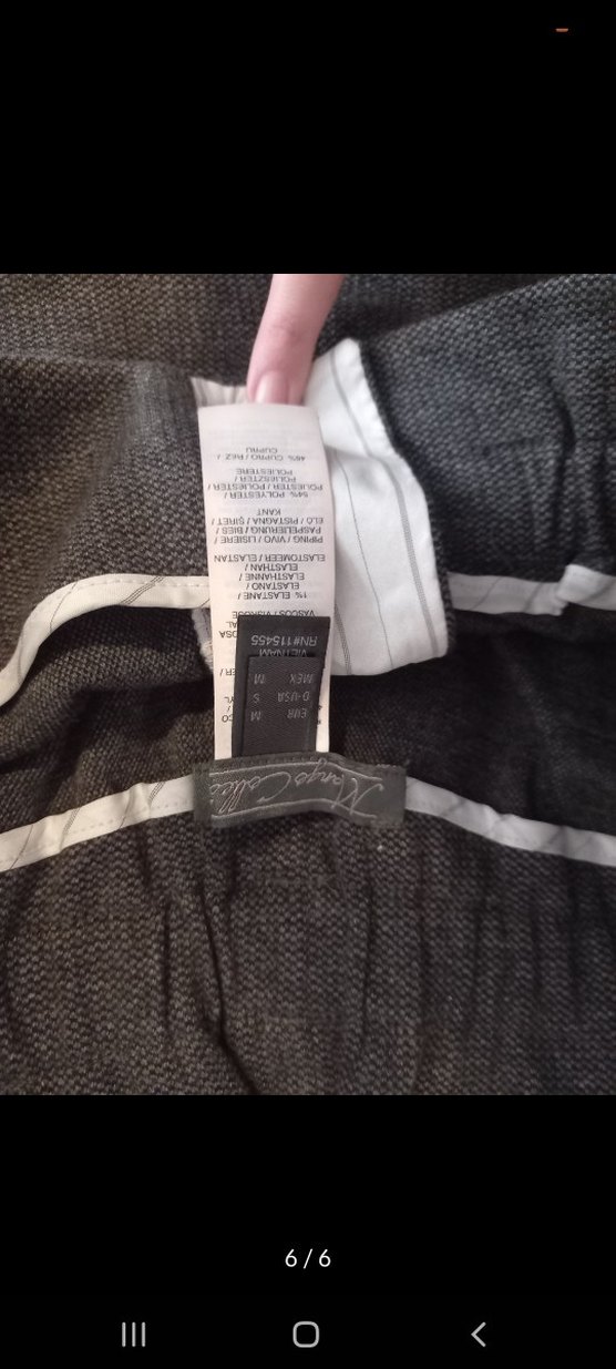 Gri Düğmeli Mini  Şort - Görsel 3