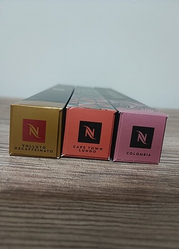 3 paket nespresso kapsül 