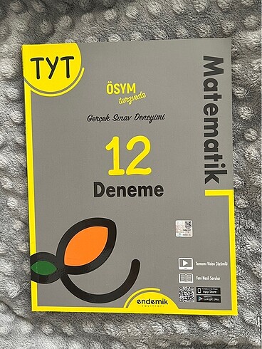 TYT MATEMATİK DENEME 12Lİ ENDEMİK YAYINLARI