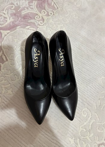 Diğer Siyah Stiletto Topuklu Kadın Ayakkabı Asya