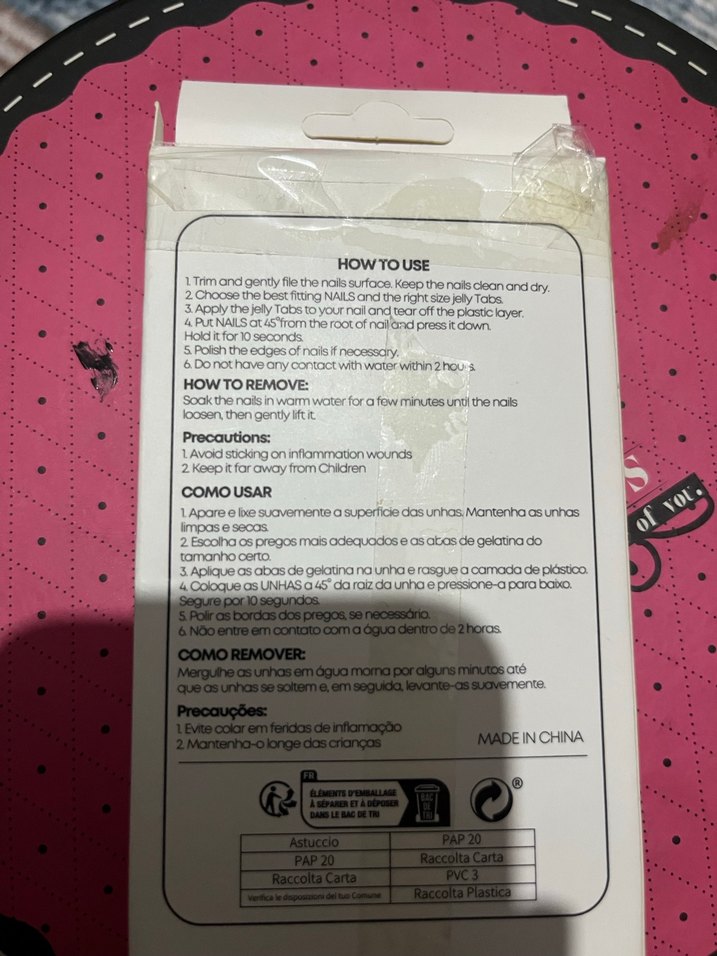 Siyah Desenli Tırnak - Görsel 2