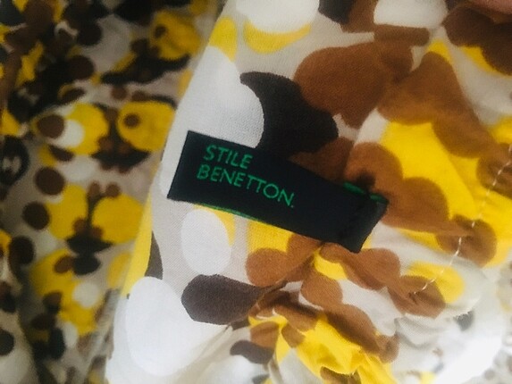 m Beden kahverengi Renk #Benetton etek
