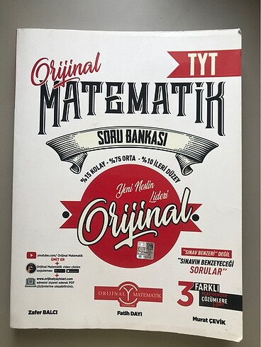 tyt matematik orijinal yayınları soru bankası