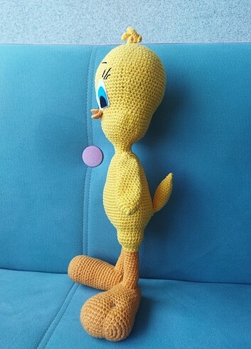 Diğer Tweety jumbo amigurumi pelus