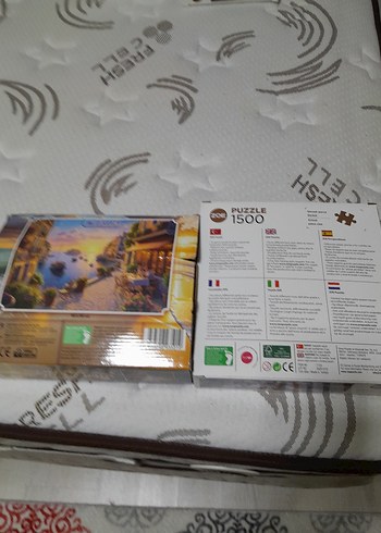 Beden 1500 Parça Renkli Puzzle Seti