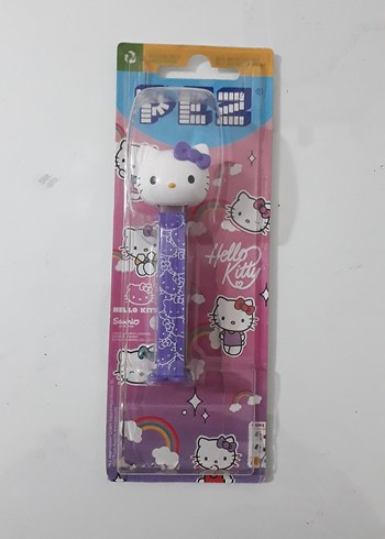 Hello Kitty Mor PEZ Şeker Dispenseri - Görsel 2