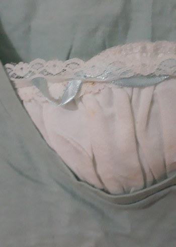 Mavi V Yaka Kısa Kollu - Görsel 4