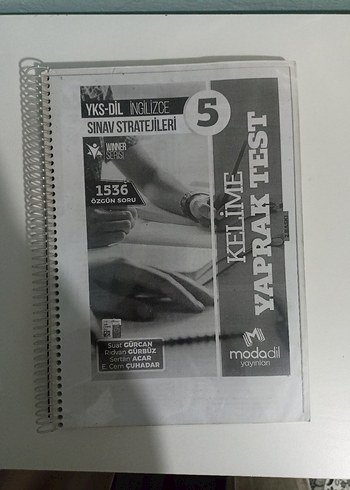 YKS-Dil İngilizce Kelime Yaprak Testi Modadil Sınav Stratejileri