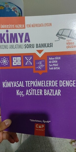 Kimyasal Tepkimelerde denge Fasikülü Çap yayınları