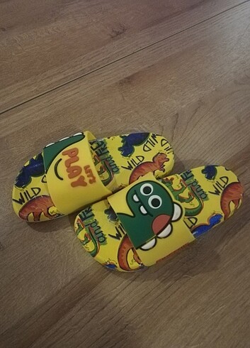 Gezer Dinozorlu  Çocuk Terlik 28 numara - Görsel 2