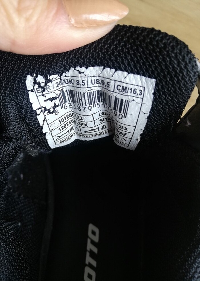 Lotto Erkek çocuk spor ayakkabı 26 numara - Görsel 5