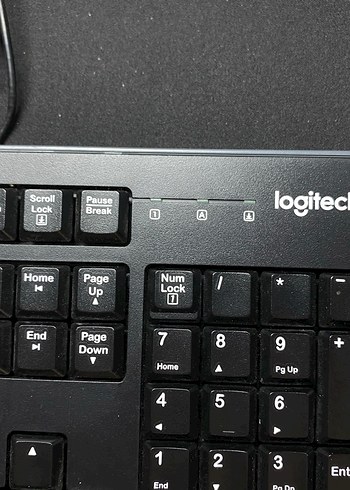Logitech K120 USB Bilgisayar Klavyesi Q Keyboard - Görsel 2