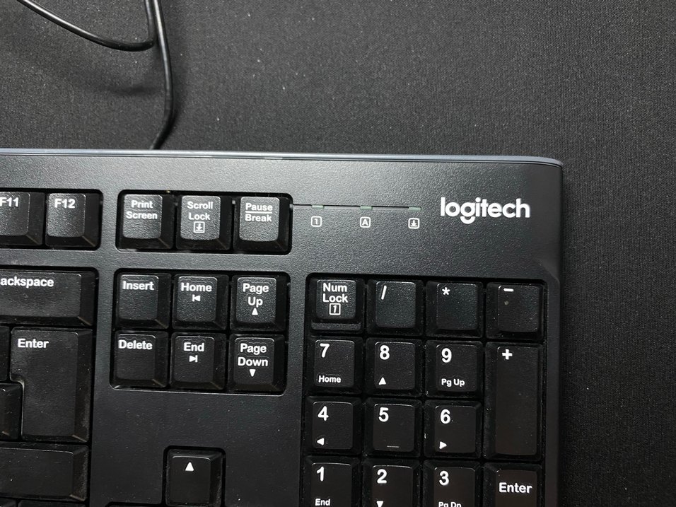 Logitech K120 USB Bilgisayar Klavyesi Q Keyboard - Görsel 2