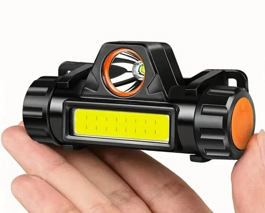 Ultra Güçlü 20W LED Kafa Feneri Headlight Balıkçı Kafa Işığı - Görsel 2