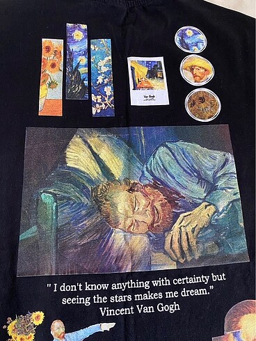 Vincent Van Gogh Tshirt Saw Urbanity - Görsel 5