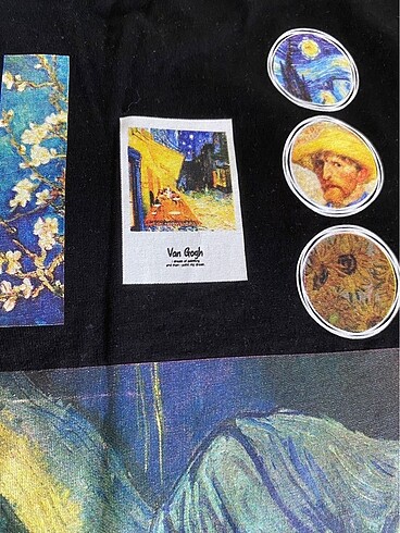 Vincent Van Gogh Tshirt Saw Urbanity - Görsel 6