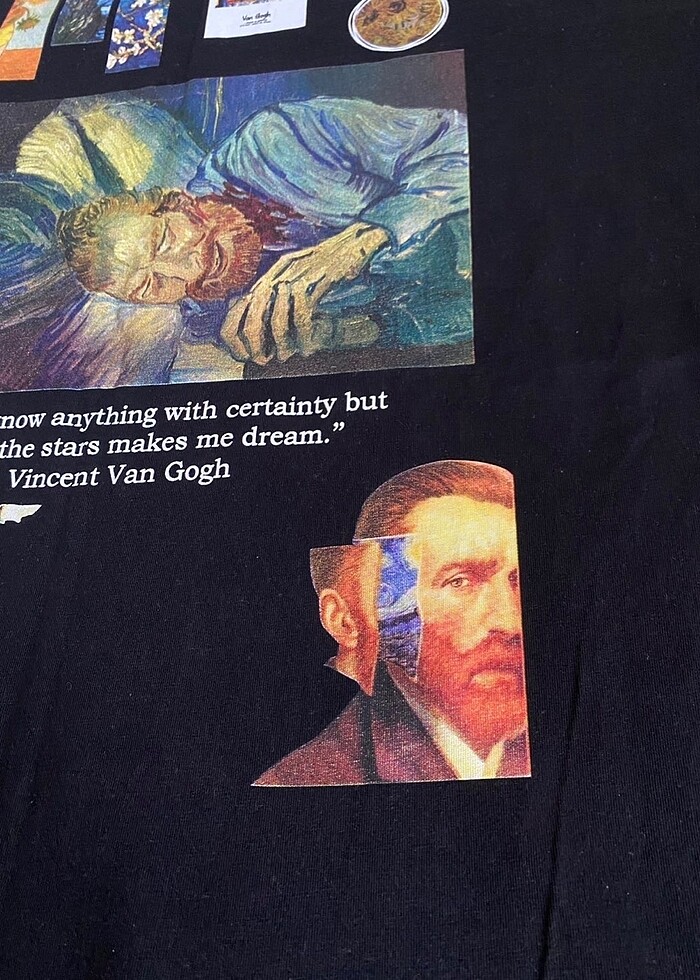 Vincent Van Gogh Tshirt Saw Urbanity - Görsel 4