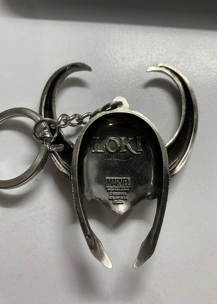 Loki Marvel Metal İskandinav Anahtarlık - Görsel 2