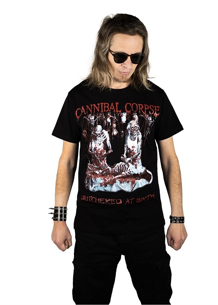 Cannibal Corpse Butchered Birth Tshirt - Görsel 5