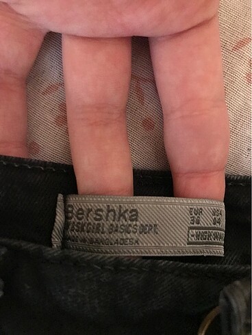 s Beden bershka siyah kot şort