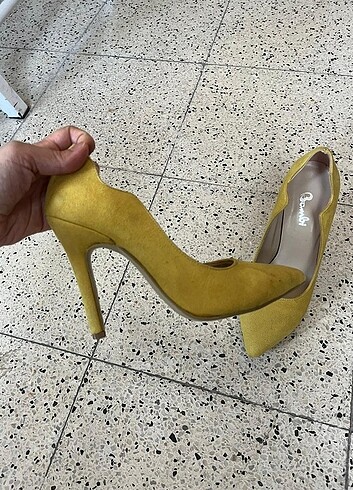38 Beden sarı Renk Ayakkabı