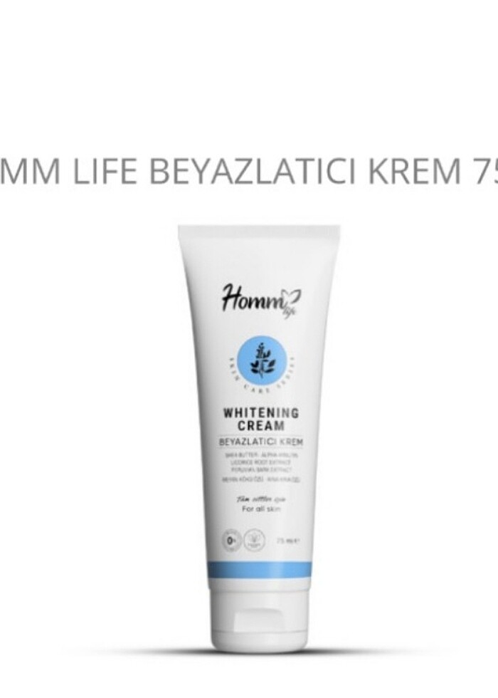 Homm Beyazlatıcı Krem  - Görsel 2