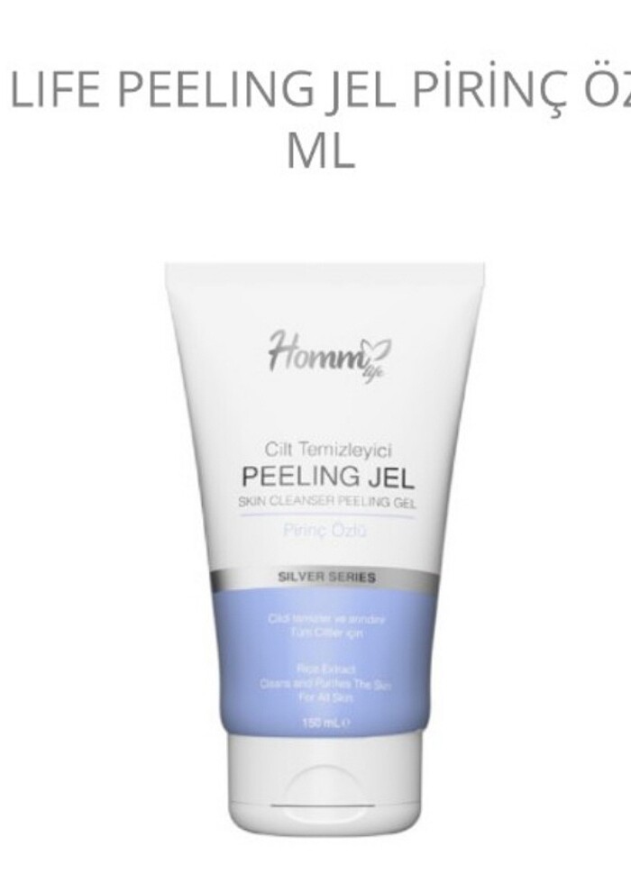 Homm pirinç özlü peeling  - Görsel 2