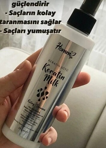 Homm keratin sütü
