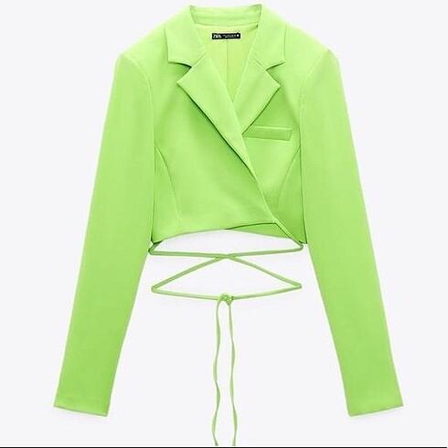 Zara crop blazer