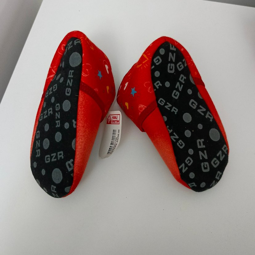 Kız Çocukları Renkli Kaydırmaz Terlik - Görsel 3