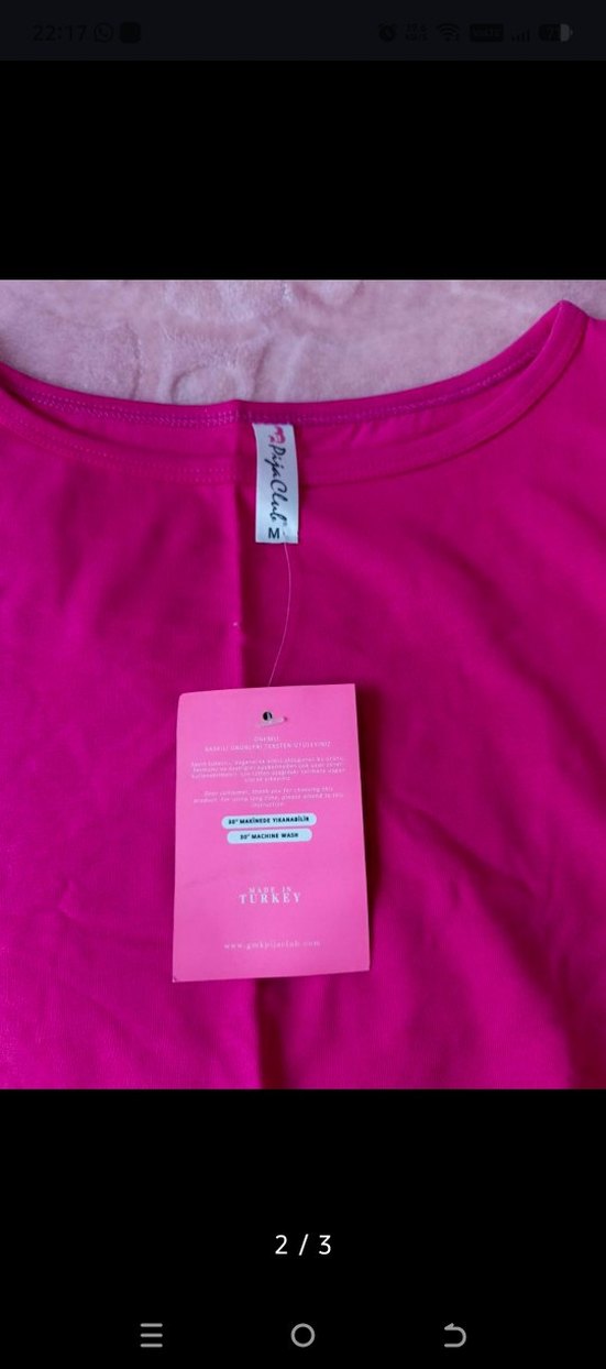 hamile Pembe Rock Punk Tişört - Görsel 2