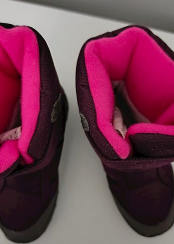 decathlon 
Mor Kız Çocukları İçin Cırt Cırtlı Su Geçirmez Bot - Görsel 3