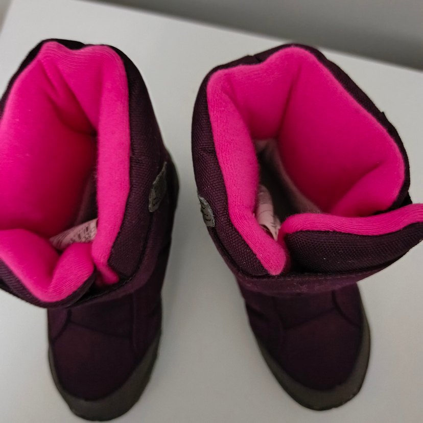 decathlon 
Mor Kız Çocukları İçin Cırt Cırtlı Su Geçirmez Bot - Görsel 3