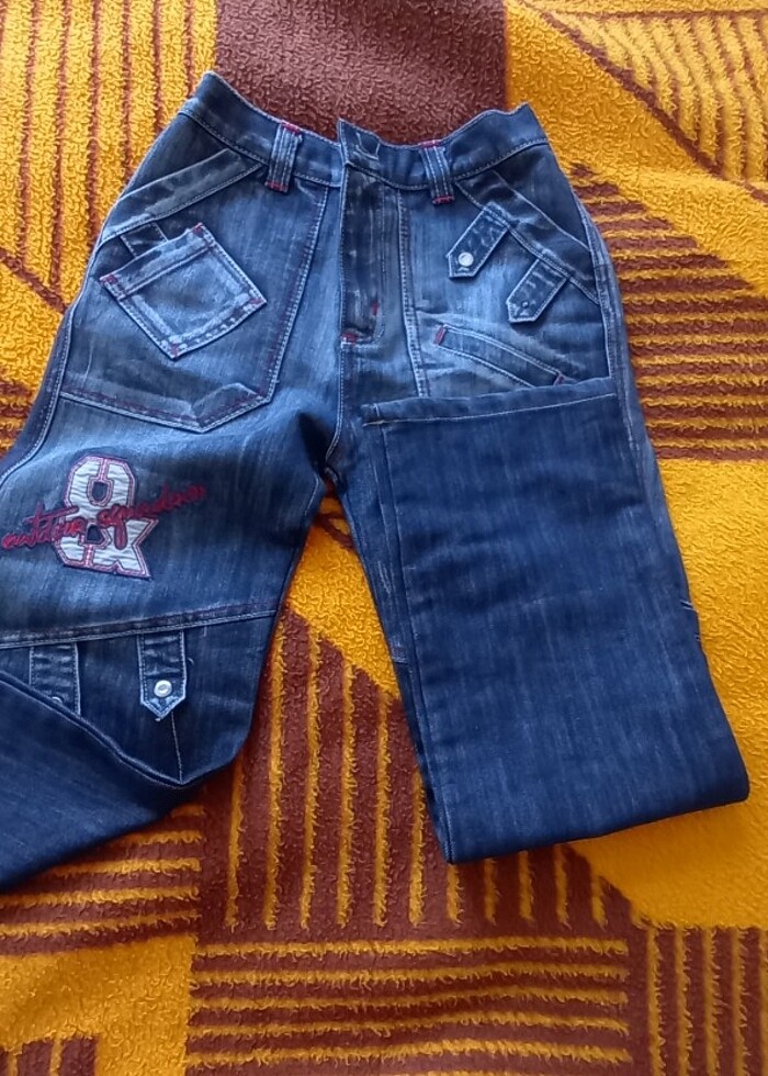 Kız cocuk kot pantolon - Görsel 4