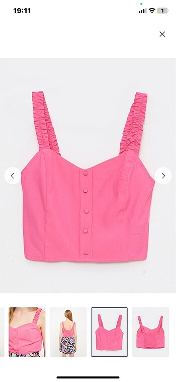 s Beden pembe Renk pembe crop