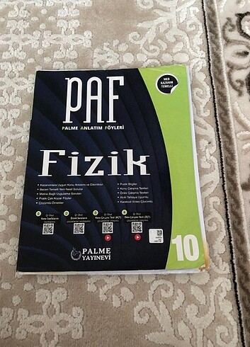 10.Sınıf Fizik Palme Anlatım Föyleri