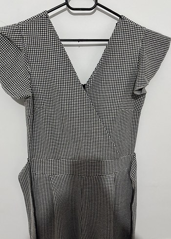 Gri Pilili Kadın Uzun Tulum - Görsel 3