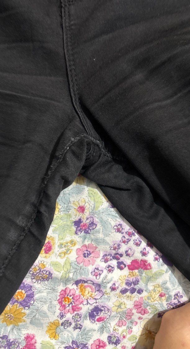 Siyah Elastik Kadın Midi Pantolon - Görsel 3