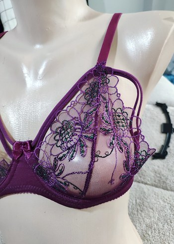 universal Beden Mor Nakışlı Bohem Bralet