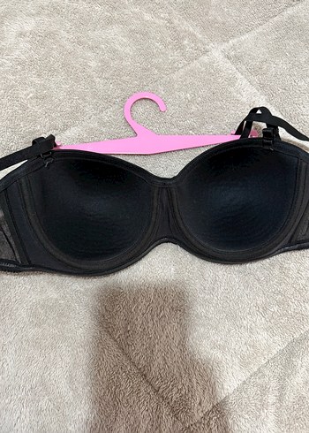 Minimalist Siyah Goth Sütyen - Görsel 3