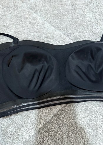 Siyah Midi Spor Sütyeni - Görsel 4