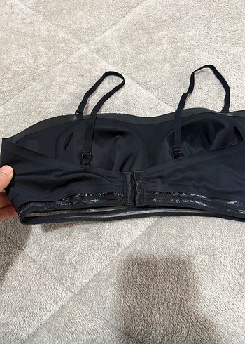 Siyah Midi Spor Sütyeni - Görsel 5